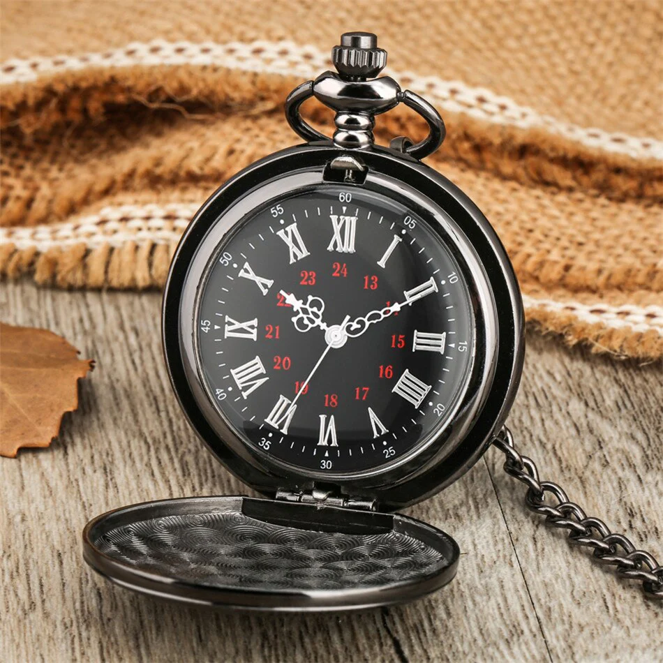 To My Daughter Black Pocket Watch